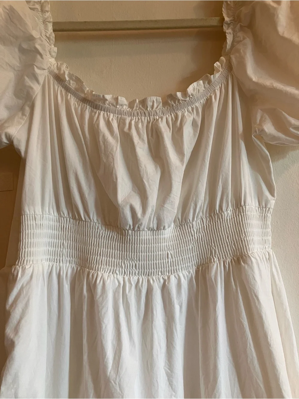 ASTR The Label White Tiered Dress with Sweetheart Neckline Graduation Bridal - Picture 8 of 15